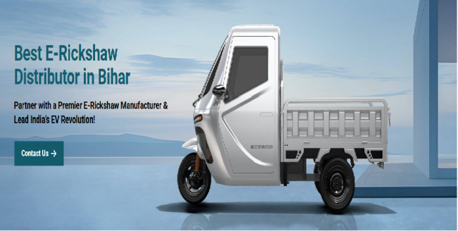 Blog Banner of new blog topic - Top E-Rickshaw Distributor in Bihar – Partner with Qsdev for Growth