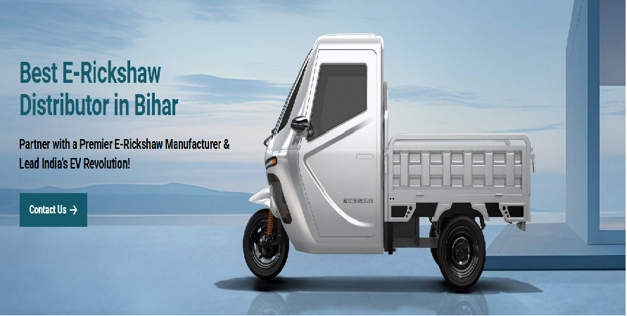 Blog Banner of new blog topic - Top E-Rickshaw Distributor in Bihar – Partner with Qsdev for Growth